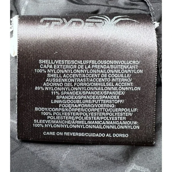 Vintage Spyder Womens Ski Jacket Size 12 Blue White Dermizax-EV X-Static Insulat - Picture 6 of 16